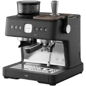 AEG Espressomachine met pistonhouder, model EC8-1-8BP, serie 8000, kleur: zwart (Black Pearl)