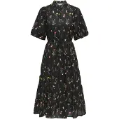 ONLY Jurk 'ONLElma' lichtgeel / groen / rosa / zwart