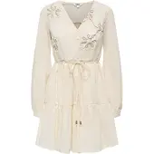 ONLY Blousejurk 'ONLEnore' mokka / wolwit
