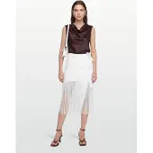 Gina Tricot  - Structured skirt - Rokken - Wit - 34 - Dames