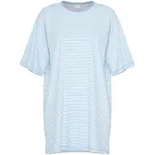 Mey Bigshirt Serie Simple Stripes Alice Blue | Maat 48