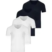 Ragman Heren onder t-shirts 4 pack Basic