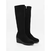 Purapiel Wedge Boot Bro2 Zwart