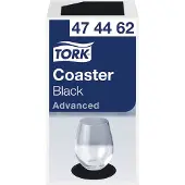 Tork onderzetter 8-laags 9cm rond zwart 12x250