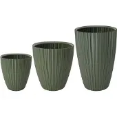 Garden ID Fancy Groene Polyethyleen Tuinplantpot 40 x 42 cm