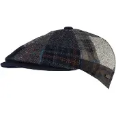 Horka Zes-panelen baret Patchwork