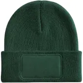 Beechfield Kids Original Patch Beanie - Bottle Green - 3-8 YRS