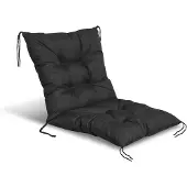 AIO Factory Tuinkussen 50x50x50 cm voor een stoel, waterdicht, zwart