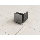 Wiesbaden Glaskoppeling Set Dora tbv profielloze Inloopdouche Gunmetal