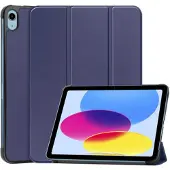 Just in Case Smart Tri-Fold Apple iPad (2025/2022) Book Case Blauw