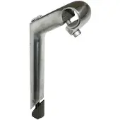 Ergotec aluminium stuurpen met 1 schroef stuurklemming en 25,4 mm klemdiameter.