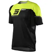 Shot Rogue Revolt Short Sleeve Jersey Zwart / Geel