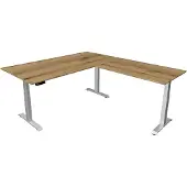Kerkmann Move4 Elektrisch hoogteverstelbaar Zit-sta-bureau Eiken T-voet 2000 (B) x 2.200 (D) x 1290 (H) mm Hout, Metaal