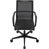 Topstar Sitness Life 40 Bureaustoel Basis mechanisme Mesh Vaste armleuning In hoogte verstelbare zitting Zwart 110 kg