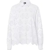 Pieces Blouse 'PCVILDE' wit