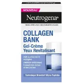 Neutrogena Collagen Bank Verfrissende Oogcrème-gel, Met Micropeptidetechnologie en Niacinamide, Tegen Donkere Kringen en Wallen, 15g