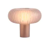 Kartell Tafellampe , Teresa Frozen, dimbare, Roze / Rosé, Woonkamer, Kunststof, Designer