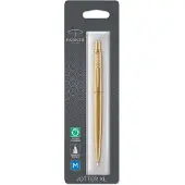 Parker Jotter XL balpen | Monochroom matgoud | Medium punt | Blauwe inkt