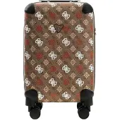 GUESS trolley Eliette Logo 18 in 8-Wheeler Latte Logo / Ginger Lichtbruin 54cm
