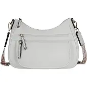 Bugatti schoudertas Mare 3.0 Crossbody Bag White wit