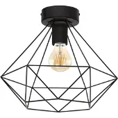 Eglo Tarbes Plafondlamp - E27 - Ø 32,5 cm - Zwart