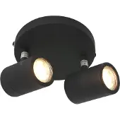 Mexlite Upround Ø24cm LED Downlighter | 2x GU10 4.9W 2200K/2700K 960lm 822/827