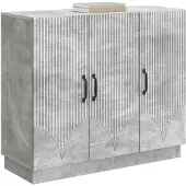 vidaXL Dressoir Betongrijs 89 x 34,5 x 77 cm Bewerkt hout