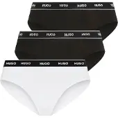 HUGO Slip zwart / wit