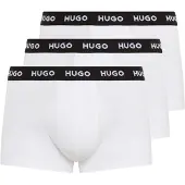 HUGO Boxershorts rood / zwart / wit