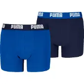 Puma boxershorts - blauw / donkerblauw (set van 2) Jongens Stretchkatoen - maat 146/152