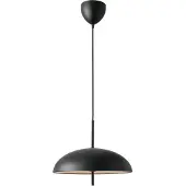Nordlux DFTP Hanglamp – Zwart, 2x40W, E27 fitting, 35 cm, 3 meter stoffenkabel