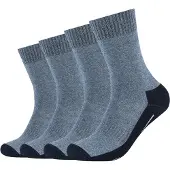 Camano Sportsokken donkerblauw / blauw gemêleerd / wit