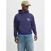 Jack & Jones Sweatshirt 'JORNorrebro' navy / wit