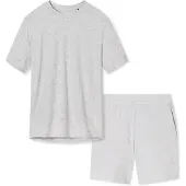 Schiesser Pyjama 'Organic Cotton' grijs