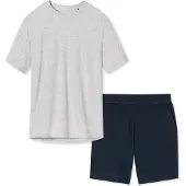 Schiesser Pyjama 'Cotton' blauw
