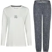 Louise Pyjama 'Women's Pyjamas with Cosy Socks Long Nightwear Interlock' beige