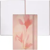 BOSS A5-notitieblok met roze bloemenprint