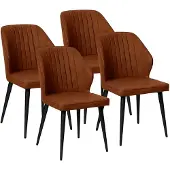 Furniture Style Triana Stoelenset 49.5x84x17.5 Cm 4 Eenheden