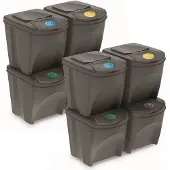 Wellhome Recyclebak 100l 2 Eenheden 4 Stukken