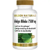 Golden naturals Ginkgo biloba 7500mg (60 capsules)