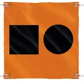 Seachoice Distress Flag Oranje 0.9 m