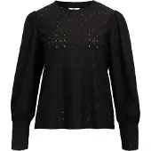 Object Blouse 'Laila' zwart