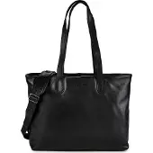 Plevier Catz Aktentas RFID-bescherming Leder 43 cm Laptopvak zwart