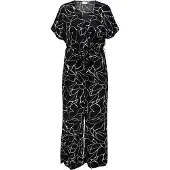 ONLY Carelicia Regular Fit Jumpsuit Dames Zwart 48