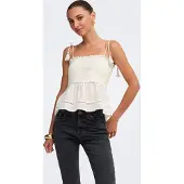 ONLY Onlmiva Top Dames Wit Xl