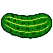 Kikkerland - Pickle Bath Rug - Green - 17" x 34" x 0.25"