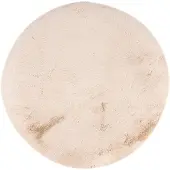 Muratap Heaven fluffy soft vloerkleed hoogpolig effen tapijt - 120 cm rond
