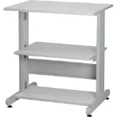 Roline printertafel, zwaar belastbaar, grijs