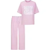 Mey Pyjama 'Solid Love' rosa