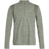 Protest Skipully Men Strayed 1/4 Zip Top Green Spray-M